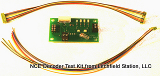 NCE decoder test kit from Litchfield station