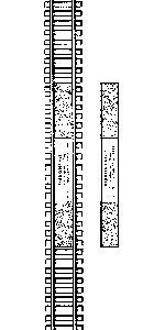 Track HOn3 laying guide by Ribbonrail straight 5 inches long