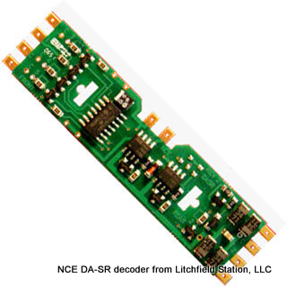 DCC decoder Atlas style light board 4 pack