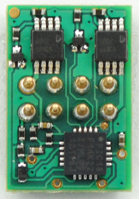 DCC decoder NMRA 8pin integrated plug