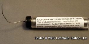 Image of solder 2009 Litchfield station