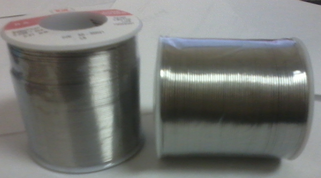 Image of Rosin core silver wire roll