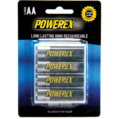 Battery AA Rechargeable Four Pack Pre Charged