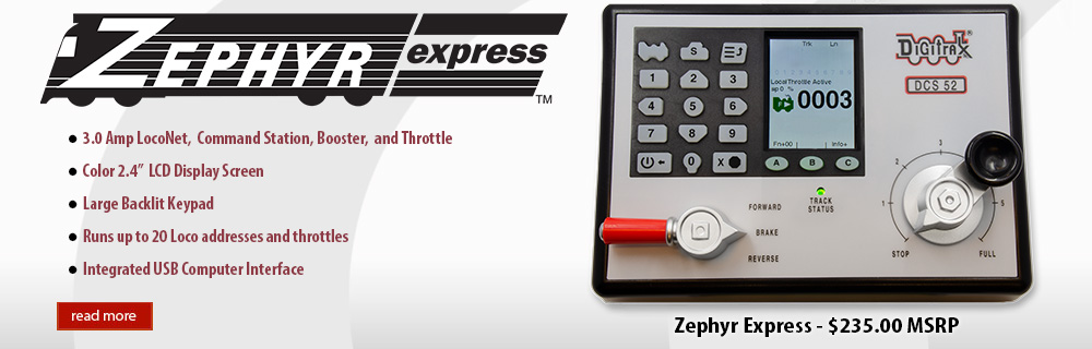 DCS52 Zephyr Express Starter Set (for North America) – #245-ZepExp