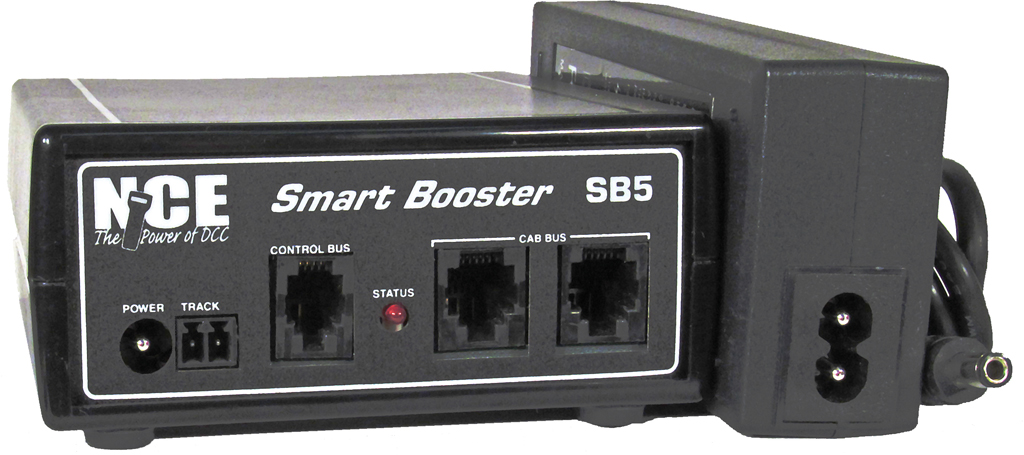 NCE smart booster with 5 Amp DC power supply