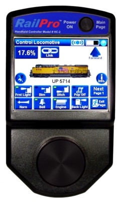 RailPro Wireless Handheld Controller with Color Touchscreen