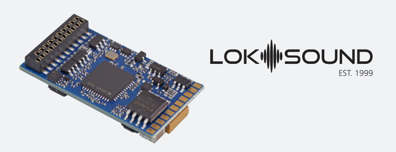 LokSound 5 DCC/MM/SX/M4 “Blank decoder”, 6-pin NEM651, Retail, with speaker 11x15mm, Gauge: 0, H0 – #397-58416 – SPECIAL ORDER ONLY